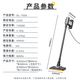 Donlim high-temperature steam cleaner, multi-functional household electric steam mop, floor mopping, window cleaning, sterilization and mite removal, lightweight cleaning machine, New Year's party gift DL-7006 Titanium Gray