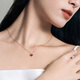 Chow Tai Fook ENZO Red Heart 18K Gold Love Carnelian Diamond Necklace EZV8202 40cm