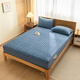 Mercury Series Home Textiles 2025 New Baby Velvet Quilted Sheet Single Piece A+ Bentley Blue Fitted Sheet 180cm*200cm
