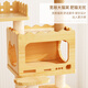 Tang Mijiji Bold Large Cat Climbing Frame Cat Nest Cat Tree Integrated Space Capsule Cat Rack Small Apartment Non-occupying Sisal Cat Toy Fat Cat Wuyou 176cm Cat Villa-B58