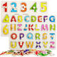 Hongyu Zhijie wooden puzzle animal car cognitive hand-catch board toy infant and child early education digital letter wooden board lowercase English letter hand-catch board