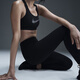 耐克（NIKE）ONE女子高腰速干紧身裤秋季运动裤针织休闲柔软HJ9196 010黑/黑 M
