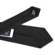 ARMANI Men's Logo Logo Printed Mulberry Silk Casual Business Tie Gift Box Gift Bag Style Black 340075 CC113 00020