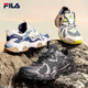 FILA 斐乐猫爪鞋4代男鞋复古老爹鞋时尚休闲运动鞋透气厚底鞋猫爪6 黑-BK （猫爪4） 42