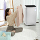 Zhigao fully automatic washing machine, large-capacity pulsator, blue light washing and intelligent air drying, dormitory rental, household small washing machine washing and washing machine [family three] 10 public Jin [Jin equals 0.5 kg] Gem Lime
