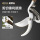 MASTERPROOF branch cutting scissors, gardening scissors, pruning scissors, flower scissors, flower branch scissors, special tools for pruning branches, professional grade, solid wood handle, thickened steel