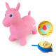 Aiful children's jumping horse inflatable horse baby baby riding horseback thickening non-toxic children's toy horse animal green elf jumping horse + pat ball + inflatable pump