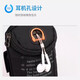 GPHF Japanese outdoor running arm bag for men and women sports morning running fitness mobile phone arm bag thin wrist bag mobile phone bag black