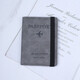 
Teriger Passport Clip Travel Document Storage Bag Passport Protection Case Anti-theft Air Ticket Clip Study Abroad Portable Passport Wallet Passport Storage Bag RFID Anti-theft Gray