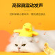 Huayuan Pet Toy (hoopet) Cat Toy Automatic Cat Funny Ball Self-Happiness and Relief from Boredom Kitten Electric Sounding Smart Toy Ball Rushing Duck Cat Duck Rushing + Electric Crucian Carp (USB Charging)