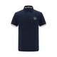 Navikel Italian dinghy men's cool breathable short-sleeved POLO shirt 1325524551 Navy Blue XL/52