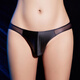 The temptation of desire, sexy underwear, men's special underwear, ultra-thin breathable, low waist transparent mesh briefs, sexy thongs, adult elastic, oily, silky gay gay T-trousers, black and black, one size (90-140Jin [Jin equals 0.5 kg])