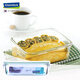 Shantou Lincun Glalok Koreanisch Temperiertes Glas Frischwachtbox Rechteckige Bento Box Dickeed Lunchbox Schüssel 695 ml