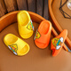 Disney Children's Slippers Summer Boys and Girls Bath baignade intérieure Bébé non glissé bébé petites filles Sandales enfants 2-3888 Fruit / Jaune 23-24 Taille / Convient pour la longueur du pied 14,5-15cm