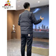 Espantapájaros 9901 Otoño e invierno Camisa delgada de la solapa para hombres Down Jacket Fit Winter Winter Warm Outside Wear Fashion Fashion Khaki L (115jin [Jin iguala 0.5 kg] o menos