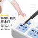 BaNiu socket power conversion plug wireless one-to-multi-function expansion converter BaNiu household plug-in strip socket board K2 one-to-two (anti-shock)