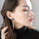 Qlady tassel silver earrings women's fashion long style 925 silver needle light luxury earrings birthday gift for girlfriend