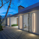 
Outdoor waterproof wall lights minimalist grille lights living room background wall aura lights new line lights Zhongshan lamps 9227-120cm-neutral light