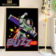 奈趣玩具总动员巴斯光年数字油画diy填充填色手工绘画画卡通装饰挂画 qx14222 30*40cm加厚实木内框+精美外框(
