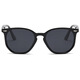 Neue runde Retro -Sonnenbrille Outdoor Mode Herrengläser trendy Fahren polarisierte Sonnenbrille Schwarze Rahmen schwarze graue Stücke 50 Mund 12137
