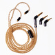 Yongse Sterling Silber Gold-Plated-Kopfhörer-Upgrade-Kabel für Shure 846 2,5/4,4 Balance 0.78 Sony Xielantu MMCX Senhaiie300/900 AKGN5005 QDC-Serie 3.5 Stereo+2,5+4.4