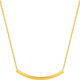 Saturday Fu 5G craftsmanship gold necklace women's smile bright pendant price A069740 about 2.71g 40+5cm gift