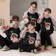 
Xinqingmei winter children's pajamas boy coral velvet plus velvet thickened autumn and winter style parent-child family flannel suit for women 13757 size 8