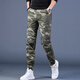 
OVZH casual pants men's trendy autumn new men's trendy Korean style camouflage overalls trousers men's trousers 698A style green 31