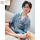 
Modal boys ice silk pajamas summer 2023 new children's short-sleeved home clothing Internet celebrity big boys summer air conditioning clothing