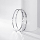 Crystal large hoop earrings for women 990 pure silver earrings hoop earrings hoop earrings European and American style exaggerated light luxury jewelry