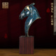 LICAI AMERICAN Retro Deer Office Office Bureau Salon Room TV Cabinet BO ANCIEL SPELL BURANT LUMING JIXIANG COMPANY OUVERT BJ1421C Horse Head