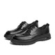 Belle Commuter Business Cuir Chaussures Chaussures décontractées de la vache de vache pour hommes A1373AM4 Noir 42