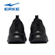
Hongxing Erke running shoes leather waterproof men's shoes summer new thick-soled shoes lightweight soft sole non-slip black and white men's sports shoes 3523 black gold [rainproof upper] 40 quality assurance