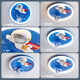 Menghu boy and girl room lamps children bedroom creative astronaut 360 degree shaking head 6-speed wind speed smart fan light 9195 astronaut fan-offline smart voice