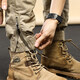 Blue Jeans Industrial Age Trendy Brand Overalls für Männer Sommer schlanke Füße trendige Männer lässig Hosen Binden amerikanische taktische Hose Jry-679 Khaki 32