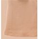 Qijian Women's cashmere light, comfortable and soft skin warm slim fit with chest pad vest Khaki XXL