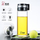 Heenoor Single-Layer-Glasbecher für Männer und Frauen mit Deckel tragbarer Kapazität kreativer Wasserbecher für Outdoor-Sport-Tee-Tasse mit Hebezling 695ml
