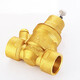 
Pressure reducing valve 719 tap water household 6-point brass double internal wire adjustable water heater meter front pressure reducing valve brass dn15=4-point