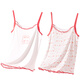 Langsha Children's Vest Girl Summer Mode Modal Girl Base Shirt Suspender Two-Piece Rose Rabbit 120