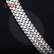 GsunG platinum men's bracelet is stylish and new, wide and large PT950 women's bracelet is fashionable and shiny. Priced by gram. Contact before bidding.