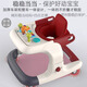 Stabo Walker Anti-O-leg Baby Walker Multi-fonction Anti-fonction Rabouillage Poldable Sièges et Poussant Baby Gift [Sécurité Walker] Elegant Grey Standard Version [Plaque à manger + Music Toy Plate]