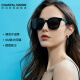 Mirror Banquet sunglasses gm sunglasses large frame glasses Korean version trendy Internet celebrity men and women black CVS8027BK black