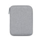 BUBM headphone data cable storage bag digital multi-function power supply charger box hard drive USB flash drive travel portable storage bag mini gray DISXS-MYB