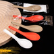 First green disposable spoon, knife and fork spoon, rice husk spoon, semi-degradable spoon, rice spoon, soup spoon, take-out spoon, independent Chinese spoon, independent brown thickened spoon, 50 pieces