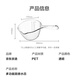 Made in Tokyo, kitchen water ladle, deepened and thickened, long handle, household plastic, transparent with mouth scale, 1L*1 only