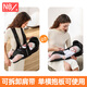 Newbele Baby Strap nouveau-né bébé 0-3-5 mois pour sortir pour tenir un outil de bébé magique pour embrasser l'enfant horizontalement. Gris de l'espace profond: 0-5 mois approprié, étreignez la ceinture horizontalement
