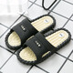 Schöne 2020 neue Hausschuhe für Männer Sommer Anti-Rutsch-Home-Home Modes Badezimmer Paar Home Massage Outdoor Sandalen Männer Schwarz Orange 9859 38 (38-39)
