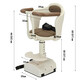 Baihuan electric car child seat front battery motorcycle seat tram universal safety baby baby child stool full-inclusive model [off white] lifting and shock-absorbing