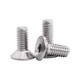 XMSJ304 countersunk head hexagonal bolt M2 carbon steel M3 flat head screw M4 screw M5 flat tail full thread M6 screw M6*12200 only