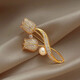 Idel's light luxury full-diamond tulip brooch for women new trendy high-end pin to fix clothes corsage accessories birthday gift for women Tulip brooch XZ0449